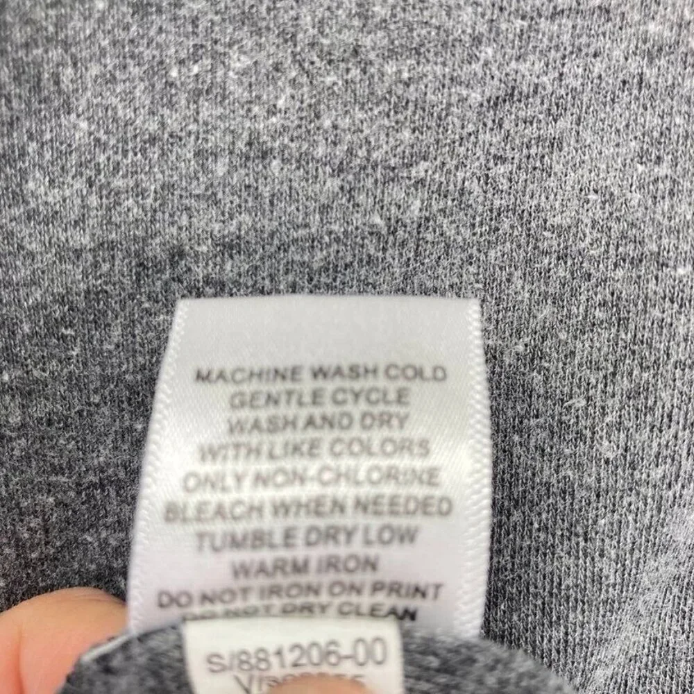 Banana Republic Mens 1/4 Sweatshirt Size Medium Gray Long Sleeve Mock Neck‎